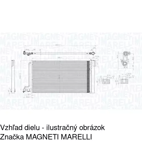 Chladiče klimatizácie POLCAR 32C1K8C1