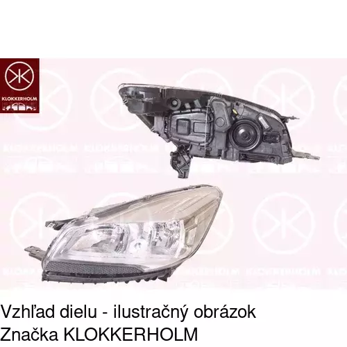 Hlavný reflektor 32X1090E /POLCAR/ - obr. 1