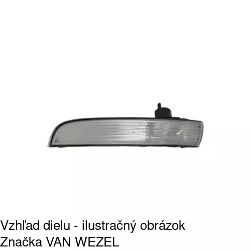 Sklo vonkajšieho zrkadla s držiakom 32X1555M /POLCAR/ - obr. 4