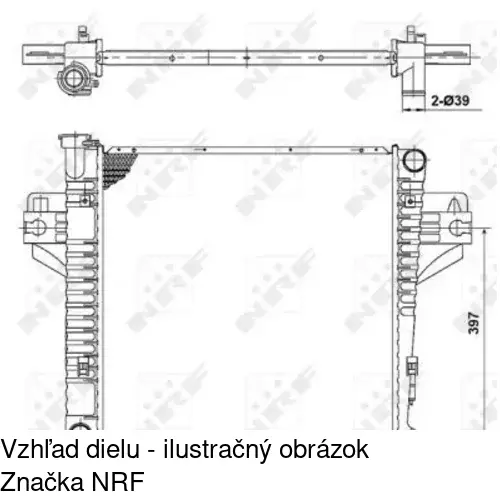 Chladiče vody POLCAR 3410082K