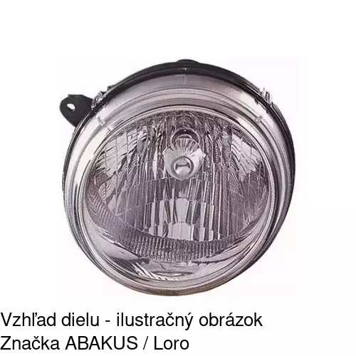 Hlavný reflektor POLCAR 341010-3