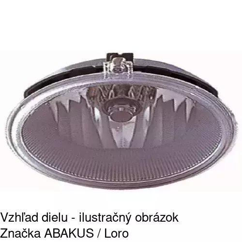 Hmlové svetlo - predné POLCAR 343029-2