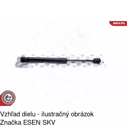 Plynová pružina 3710AB /POLCAR/ - obr. 2