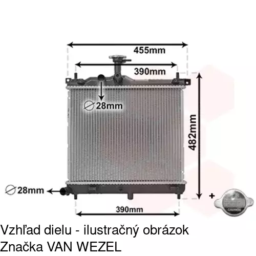 Chladiče vody 400308-1 /POLCAR/ - obr. 2