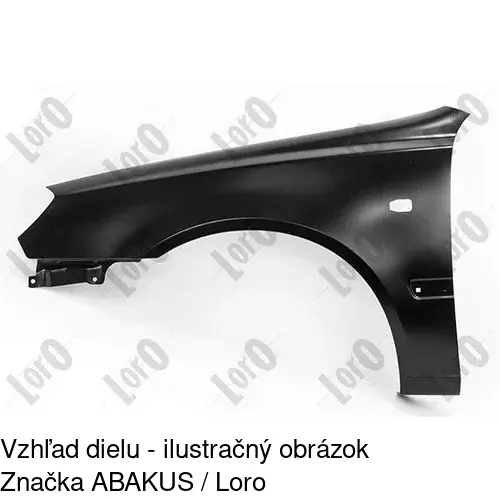 Predný blatník 400801-J /POLCAR/ - obr. 1