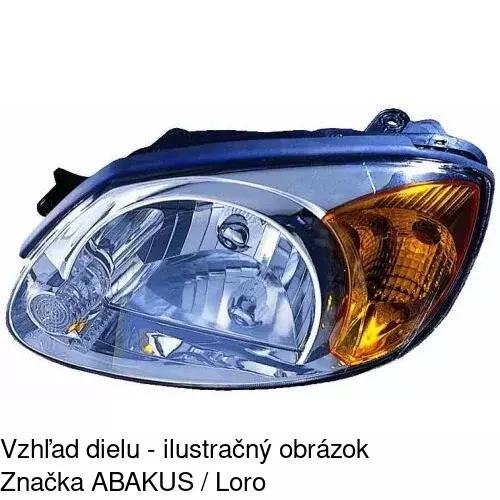 Hlavný reflektor POLCAR 4008102E