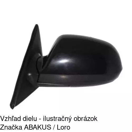 Vonkajšie zrkadlo POLCAR 4013514M