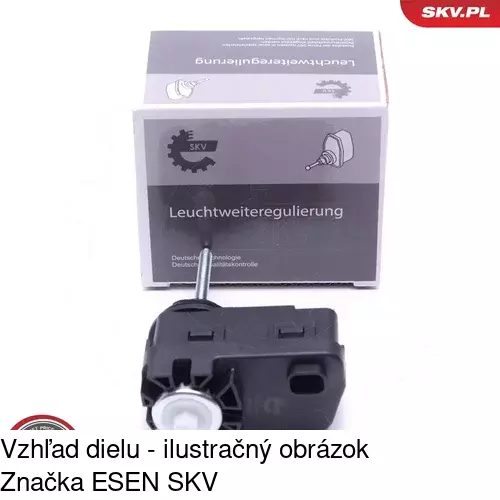 Motorček reflektora 401509-9 /POLCAR/ - obr. 2