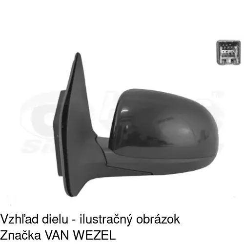 Vonkajšie zrkadlo 4017514S /POLCAR/ - obr. 2