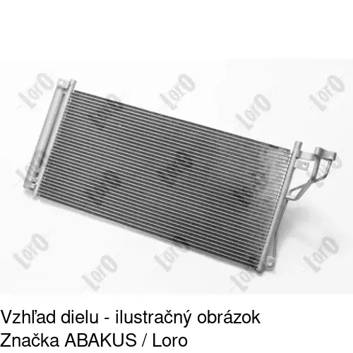 Chladiče klimatizácie 4026K8C2S /POLCAR/ - obr. 1