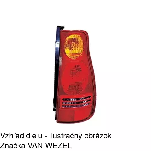 Zadné svetlo 403588-E /POLCAR/ - obr. 1