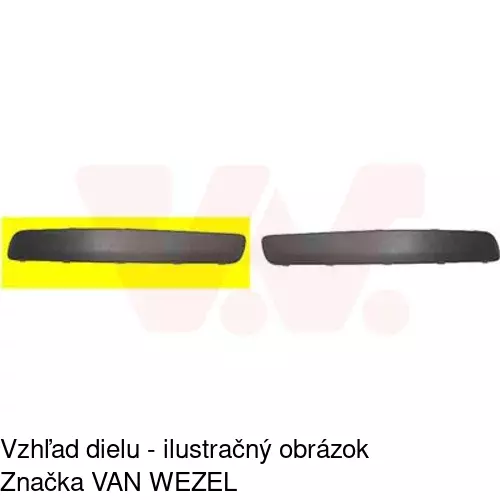 Lišta nárazníka 404207-7 /POLCAR/ - obr. 1