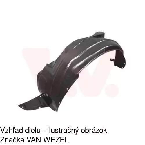 Podblatník (plast) 4042FL1T /POLCAR/ - obr. 1