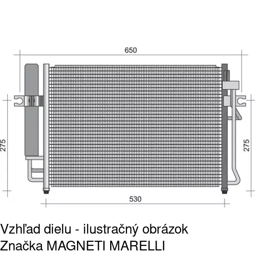 Chladiče klimatizácie POLCAR 4042K83X