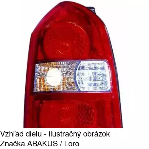 Zadné svetlo 4047870E /POLCAR/ - obr. 2