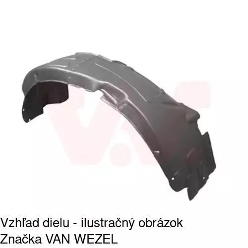 Podblatník (plast) 4048FP1T /POLCAR/ - obr. 1