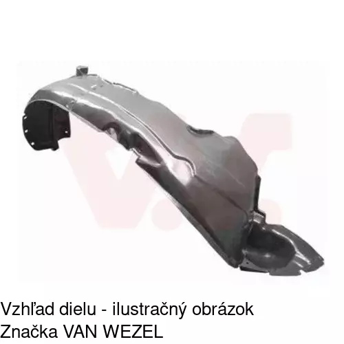 Podblatník (plast) 4051FL2T /POLCAR/ - obr. 1