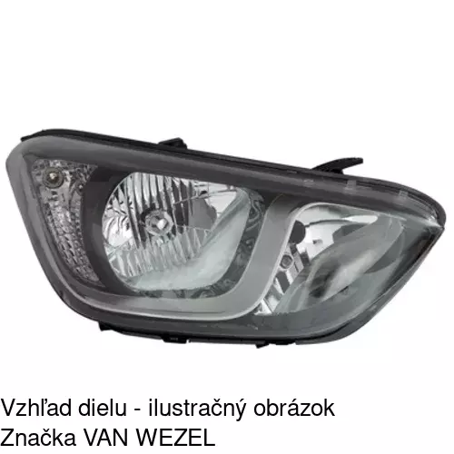 Hlavný reflektor 40B2100E /POLCAR/ - obr. 3