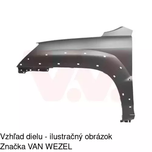 Predný blatník POLCAR 410301-3