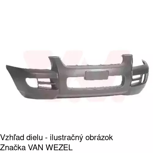Predný nárazník POLCAR 410307