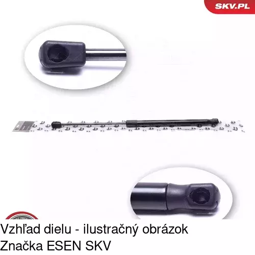 Plynová pružina 4106AB /POLCAR/ - obr. 2