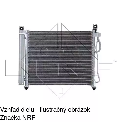 Chladiče klimatizácie 4106K8C1 /POLCAR/ - obr. 1