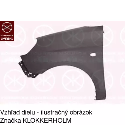 Predný blatník 410701-J /POLCAR/