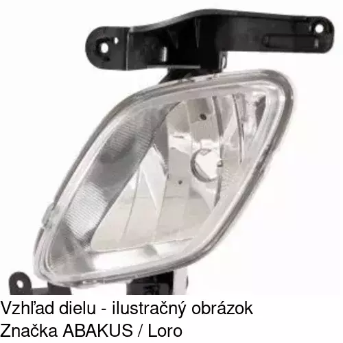 Hmlové svetlo - predné 4108300E /POLCAR/ - obr. 2