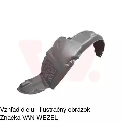 Podblatník (plast) 4113FL1T /POLCAR/ - obr. 1