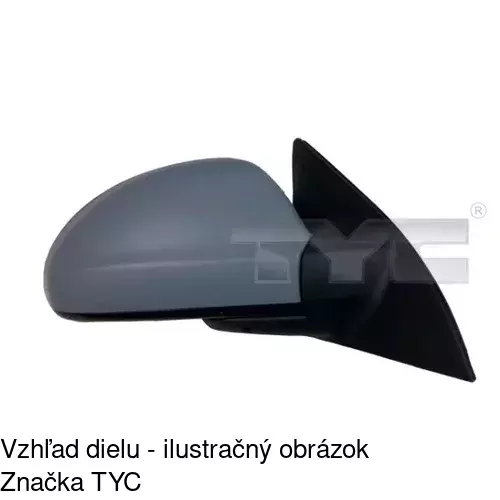 Vonkajšie zrkadlo POLCAR 4114514E