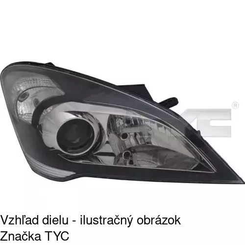 Hlavný reflektor POLCAR 411810-E