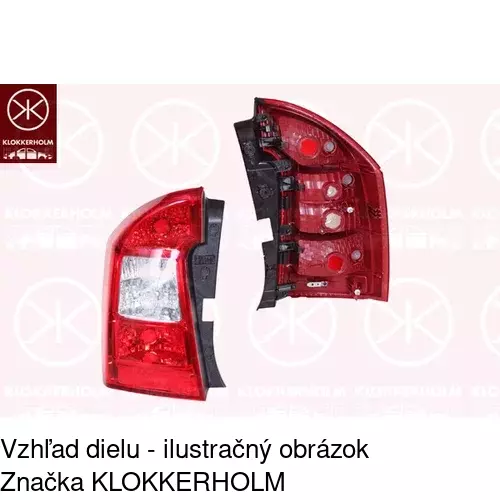 Zadné svetlo POLCAR 414888-E