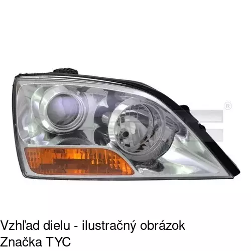 Hlavný reflektor POLCAR 417110-E