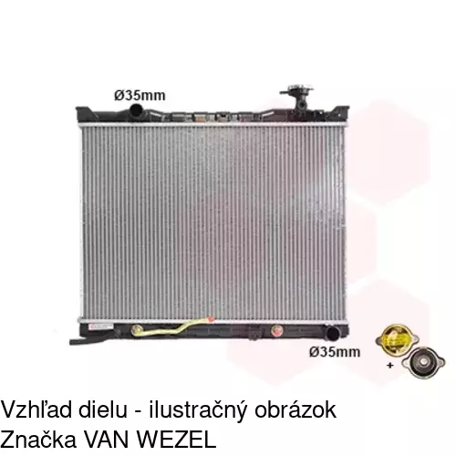 Chladiče vzduchu (Intercoolery) 4171J81X /POLCAR/ - obr. 2