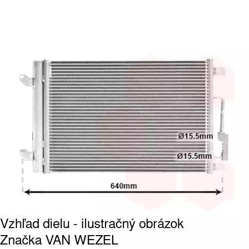 Chladiče klimatizácie 4211K82X /POLCAR/ - obr. 1
