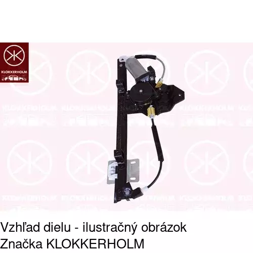 Elektrický mechanizmus okna dverí 4311PSE3 /POLCAR/ - obr. 1