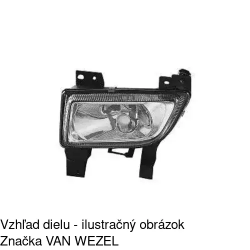 Hmlové svetlo - predné 4509290E /POLCAR/ - obr. 3