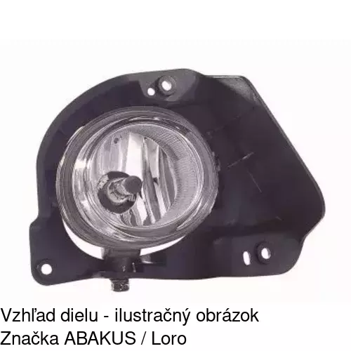 Hmlové svetlo - predné 4533290E /POLCAR/ - obr. 2