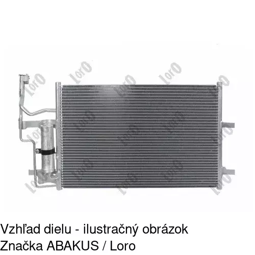 Chladiče klimatizácie 4541K81K /POLCAR/ - obr. 2