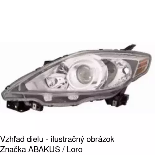Hlavný reflektor 4550103E /POLCAR/ - obr. 2