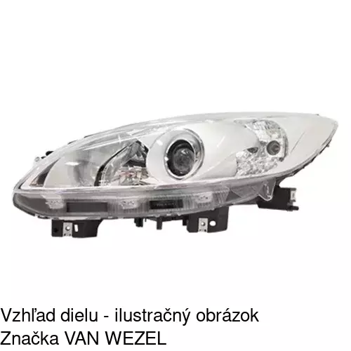 Hlavný reflektor 4551090E /POLCAR/ - obr. 4