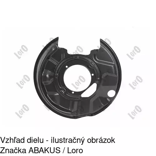 Brzdovy štít 5001OT-5 /POLCAR/ - obr. 1
