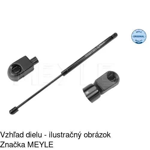 Plynová pružina 5002AB /POLCAR/ - obr. 2