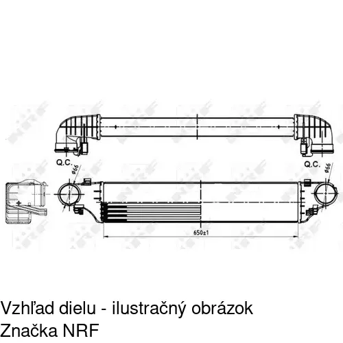 Chladiče vzduchu (Intercoolery) 5003J8-3 /POLCAR/ - obr. 2