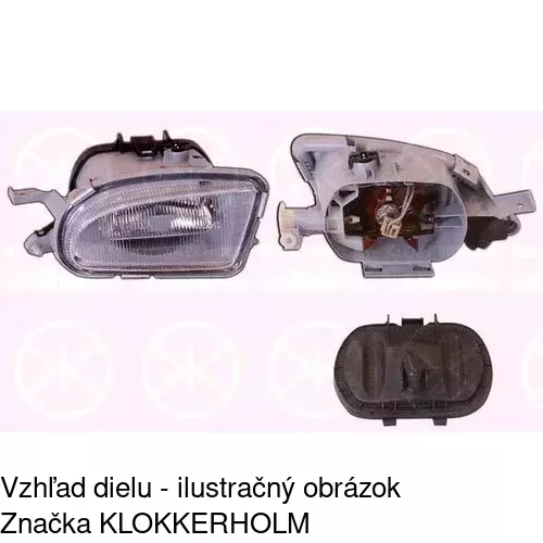 Hmlové svetlo - predné 5004290E /POLCAR/ - obr. 1