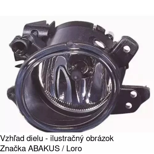 Hmlové svetlo - predné 5006303E /POLCAR/ - obr. 4