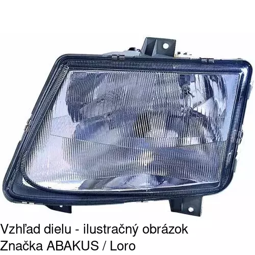 Hlavný reflektor 501210-E /POLCAR/ - obr. 4