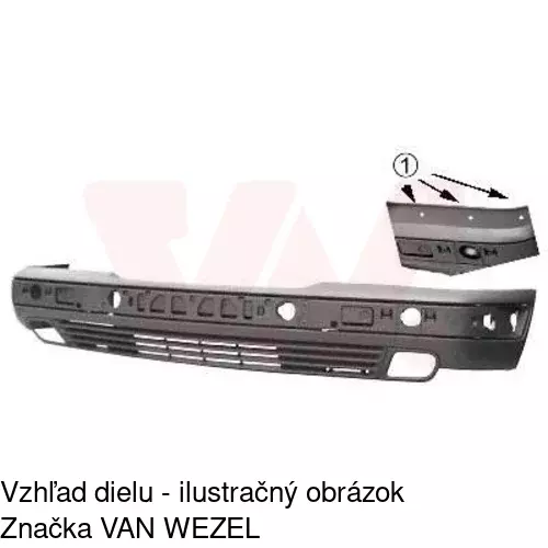 Predný nárazník 501507-1 /POLCAR/ - obr. 1