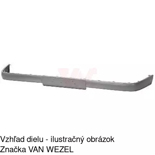 Lišta nárazníka 501507-2 /POLCAR/ - obr. 1