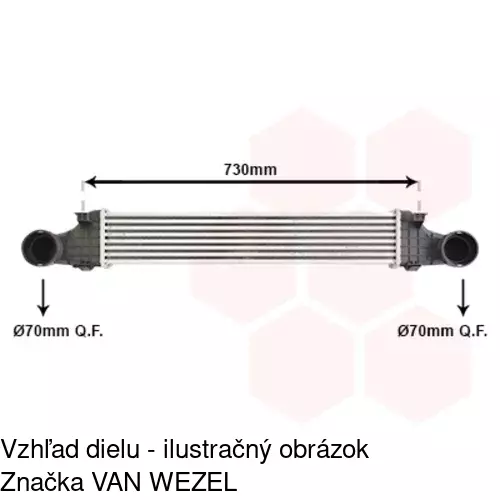 Chladiče vzduchu (Intercoolery) 5016J82X /POLCAR/ - obr. 4